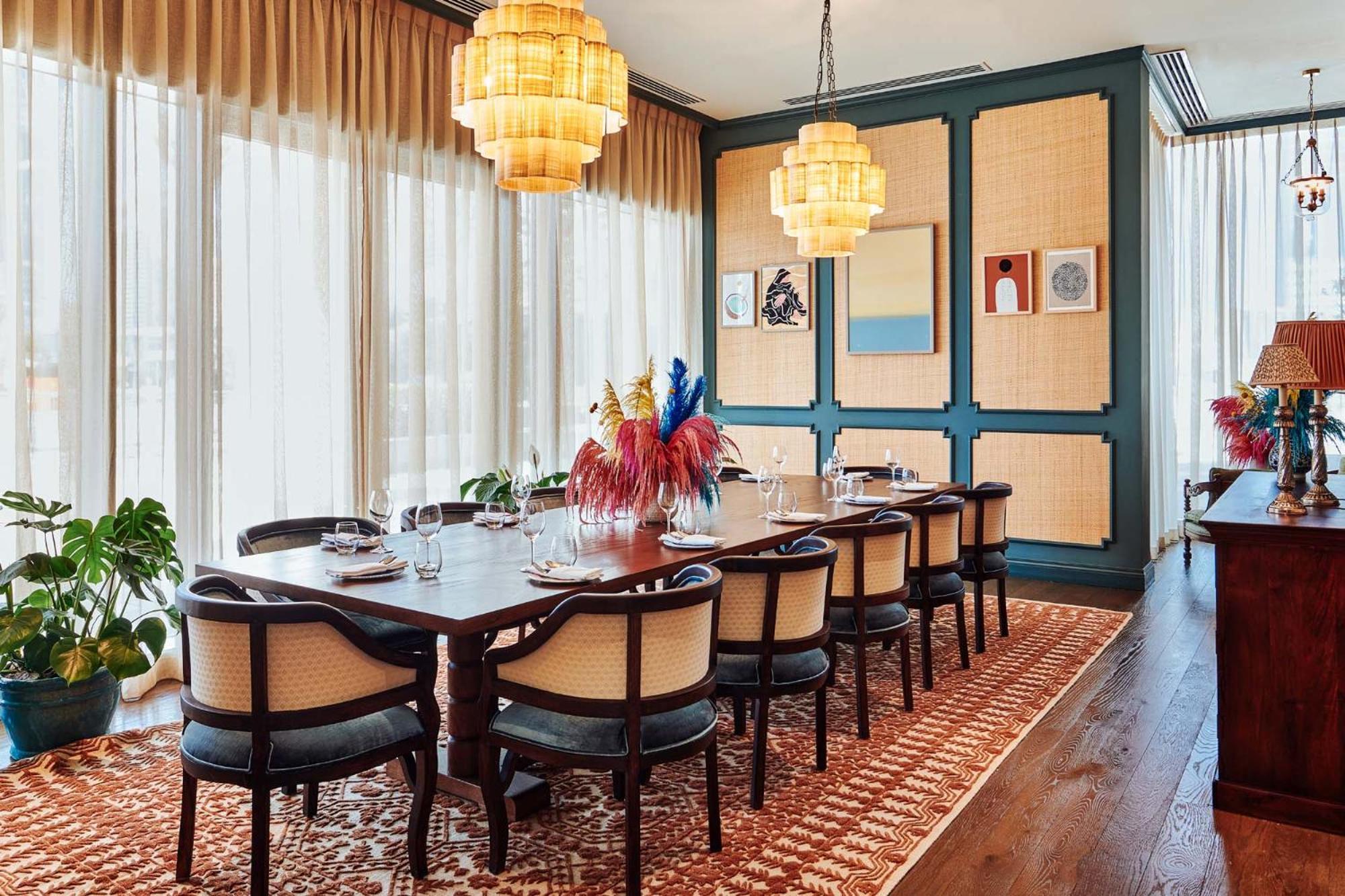 25Hours Hotel Dubai One Central 外观 照片 The dining room at the 1930s house
