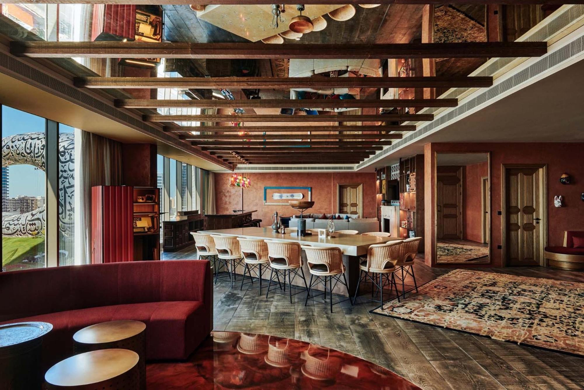 25Hours Hotel Dubai One Central 外观 照片 The 10th floor of the hotel