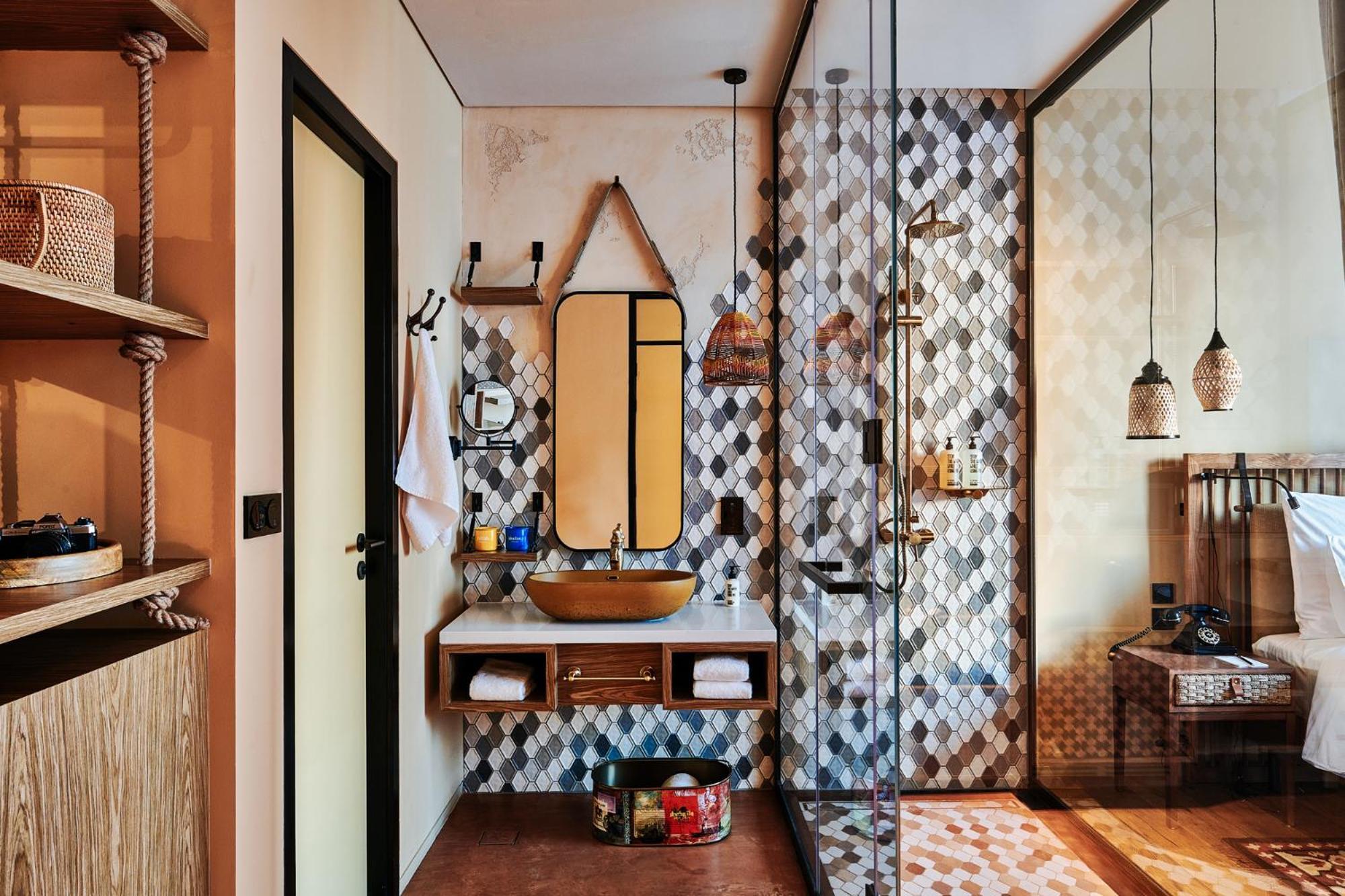 25Hours Hotel Dubai One Central 外观 照片 Bathroom at the hotel